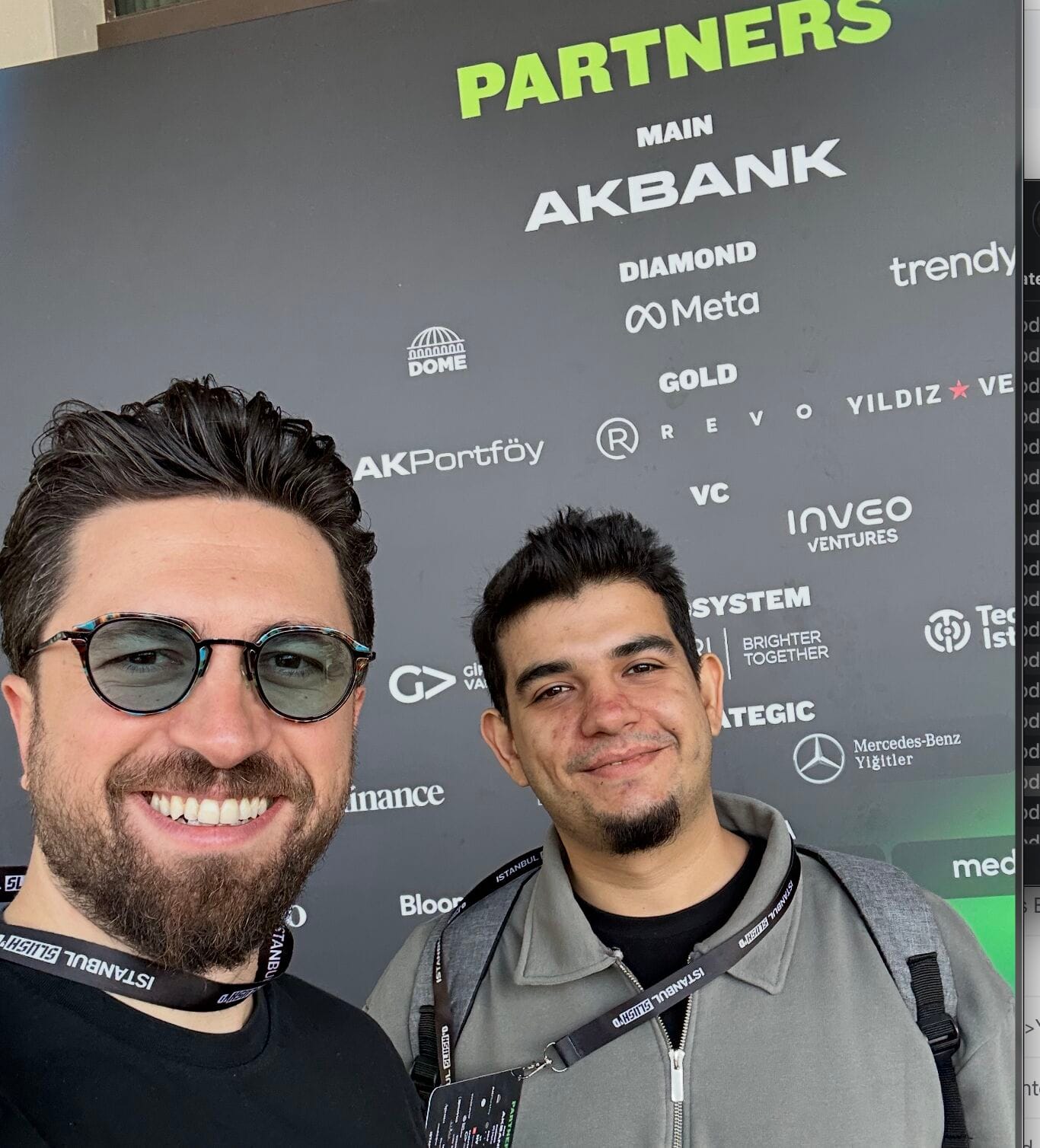 oguzhan ulukaya and emre elbeyoglu at slushd
